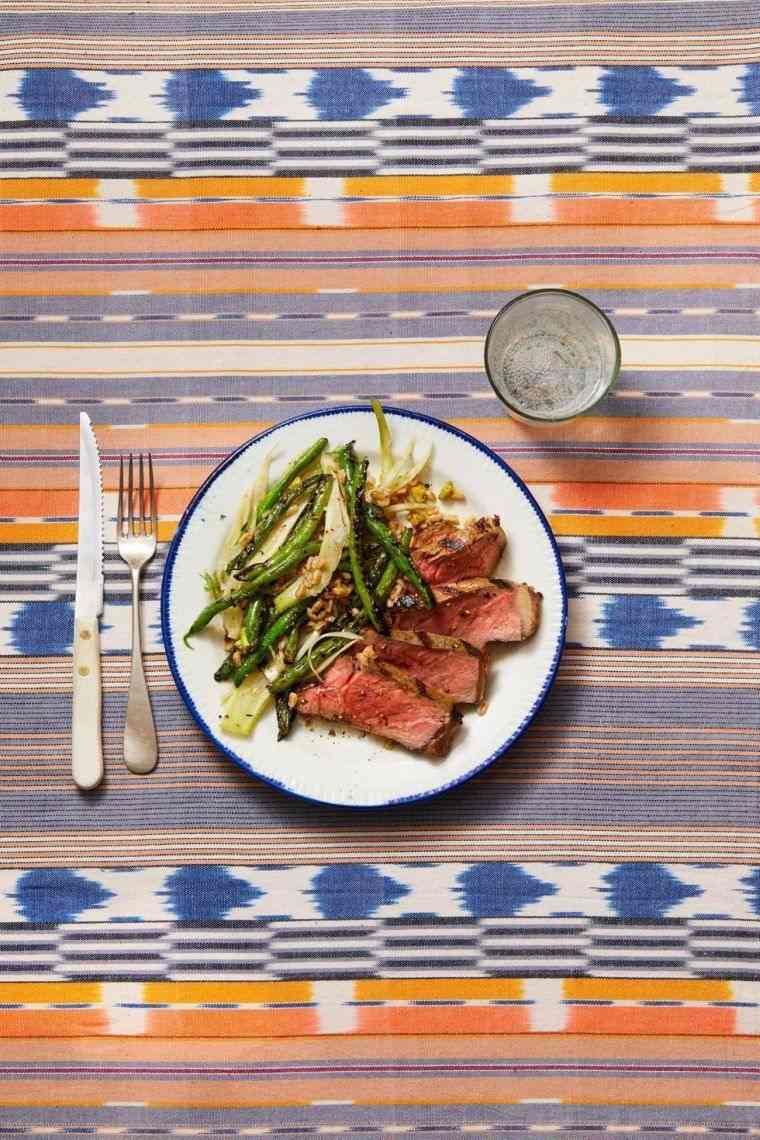 recette facile steak et haricots verts 