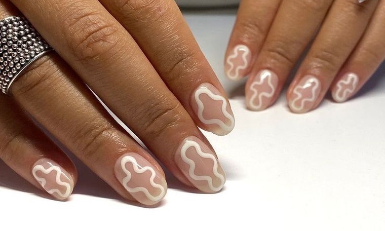 deco ongles blanc french manucure