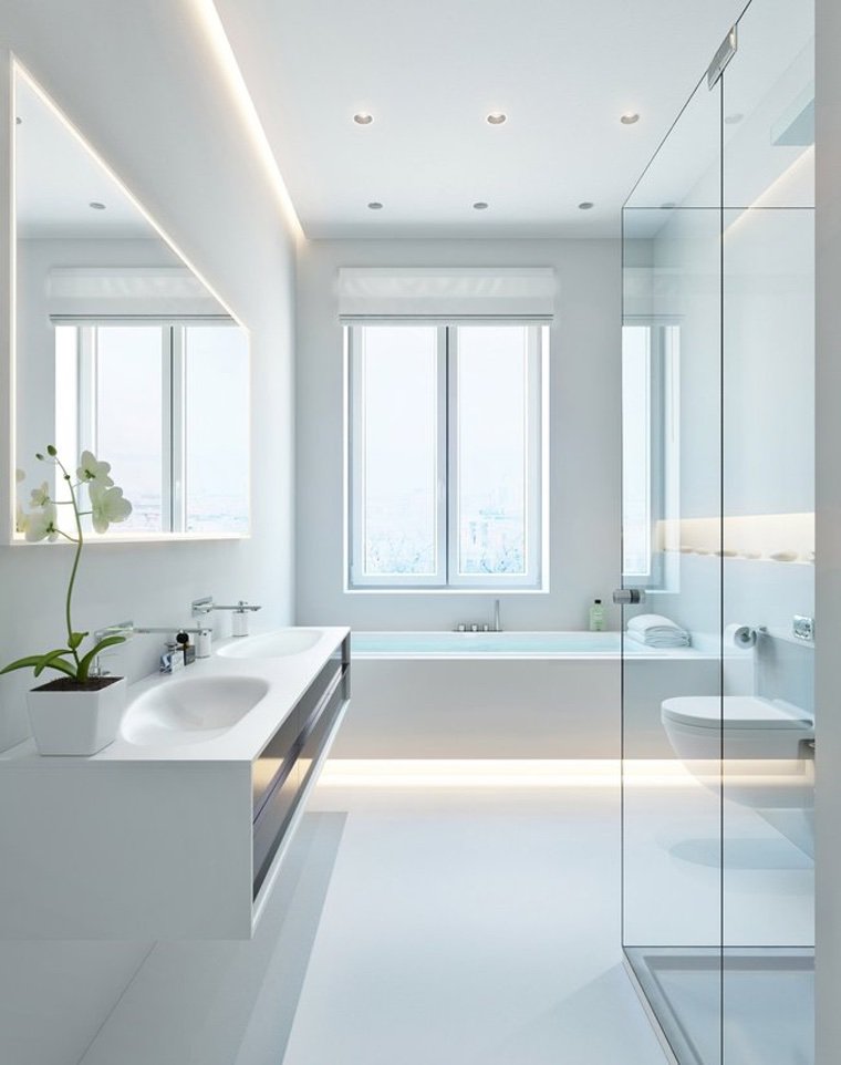 design d'intérieur moderne baignoire