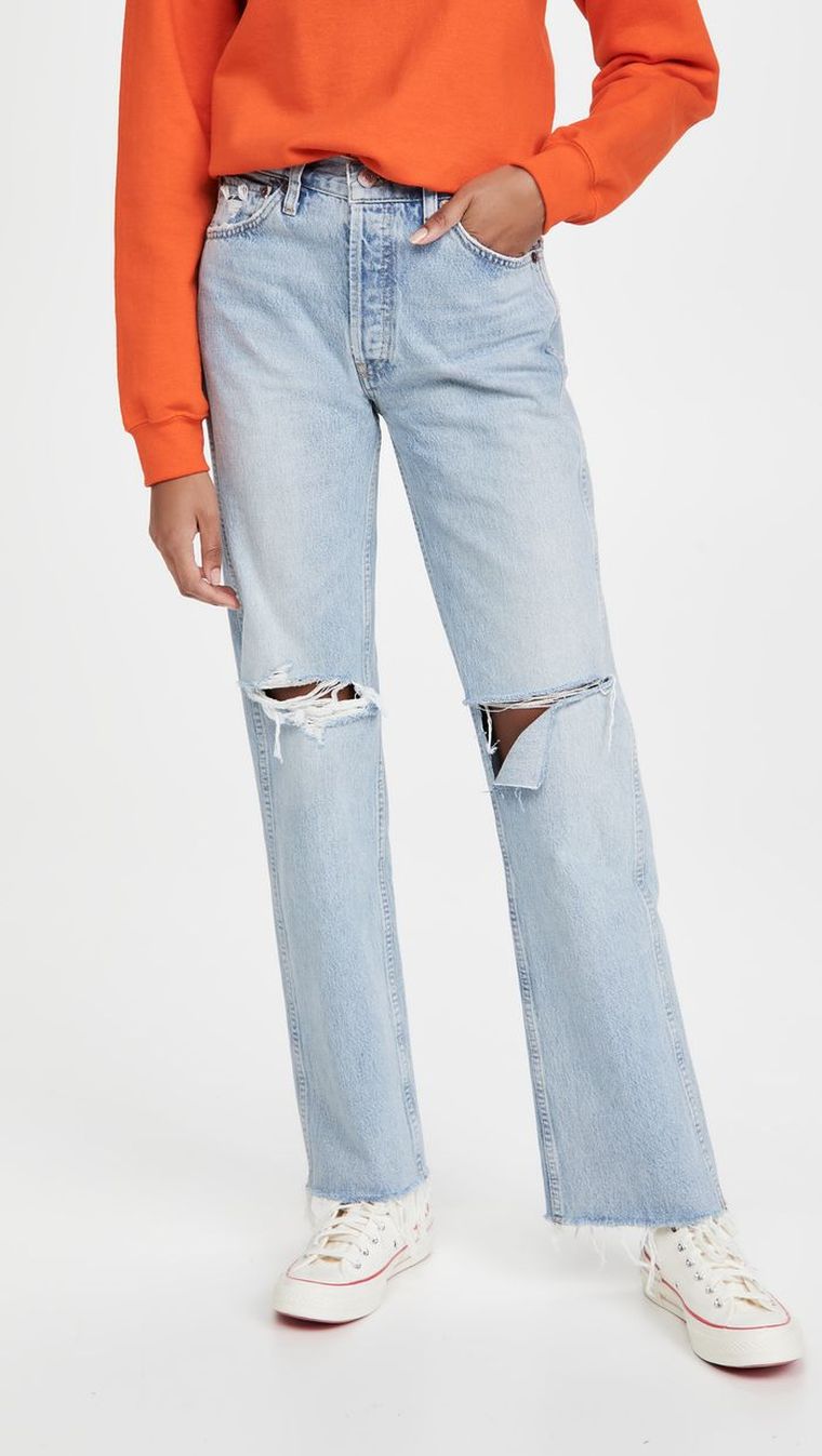 idée de look avec jeans modernes 