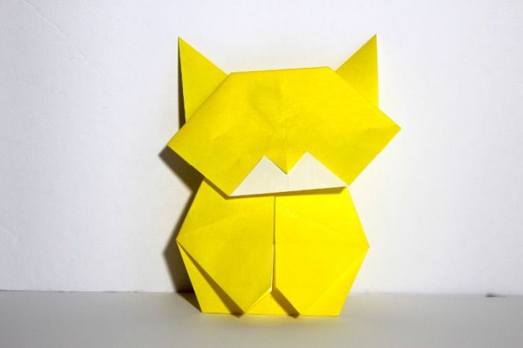 idée chat origami