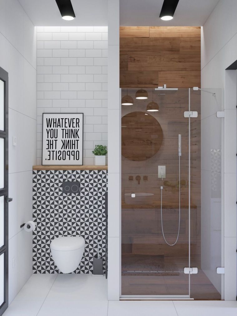 petite salle de bain design contemporain