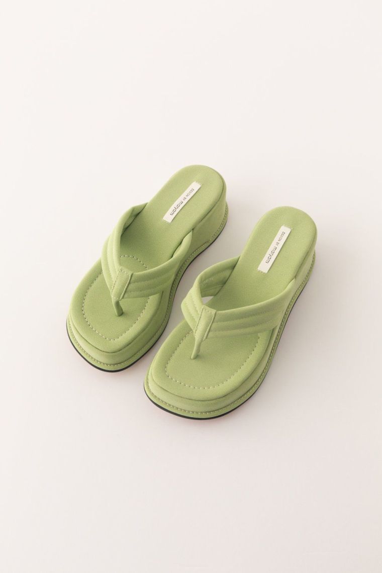 sandales d'été vertes