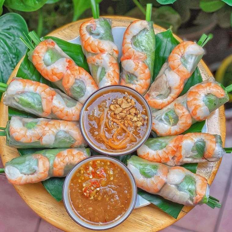 cuisine vietnamienne rouleaux crevettes