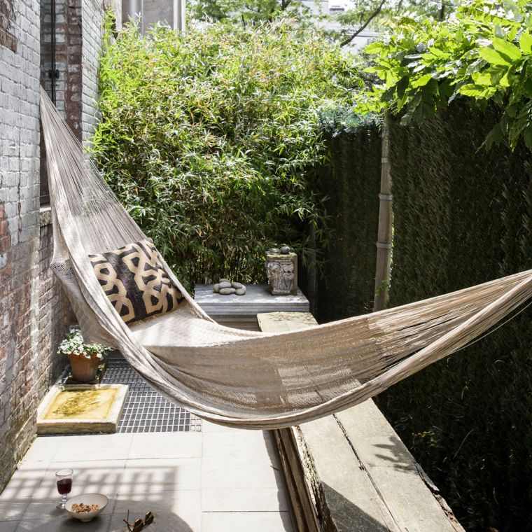 espace relax jardin avec hamac