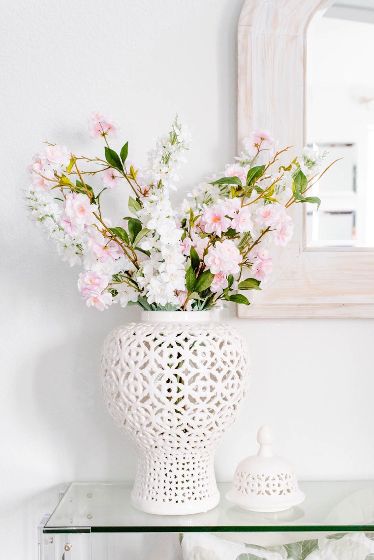 vase fleurs bouquet déco