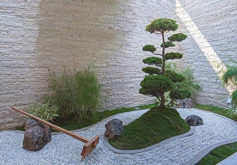 idée déco jardin zen extérieur sens