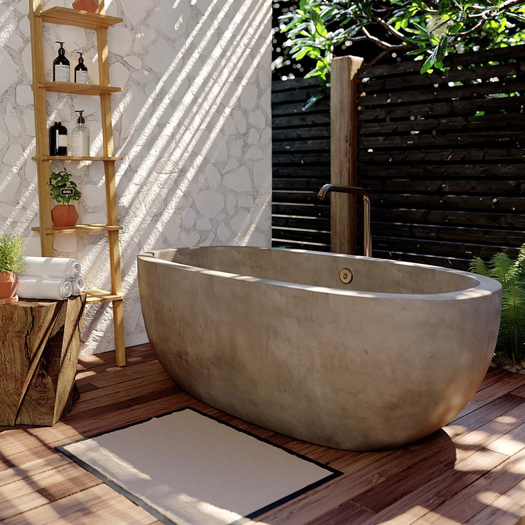 baignoire design extérieur