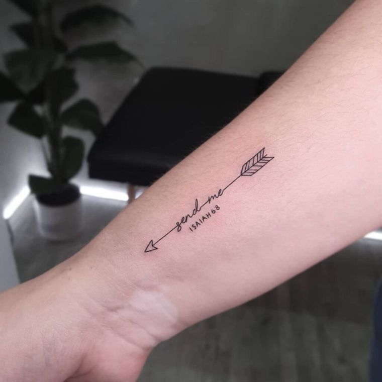 idée de tatouage flèches 