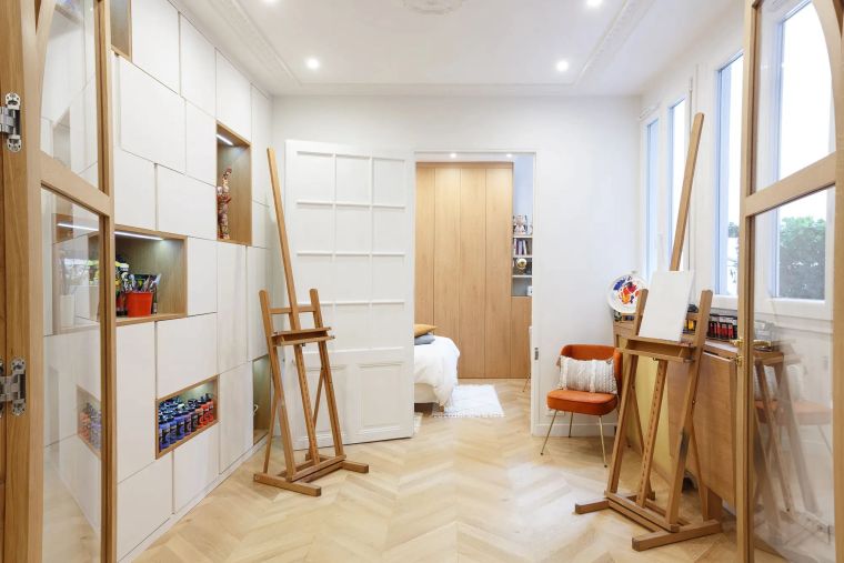rénovation appartement paris atelier artiste