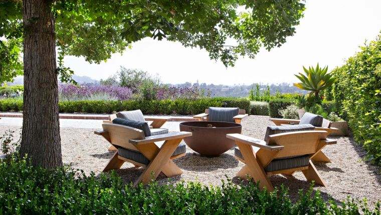 salon de jardin 2021 avec meubles en bois 