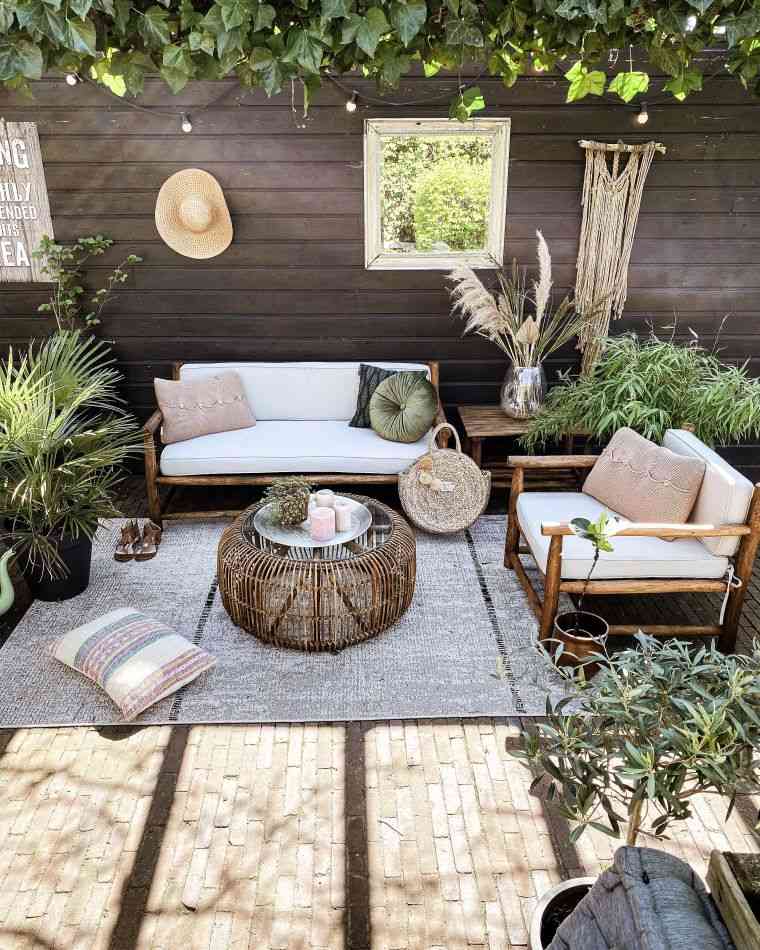 salon de jardin 2021 avec meubles 