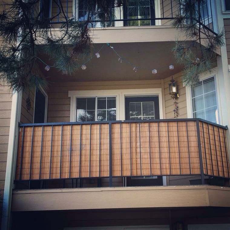 simple solution brise vue pour balcon