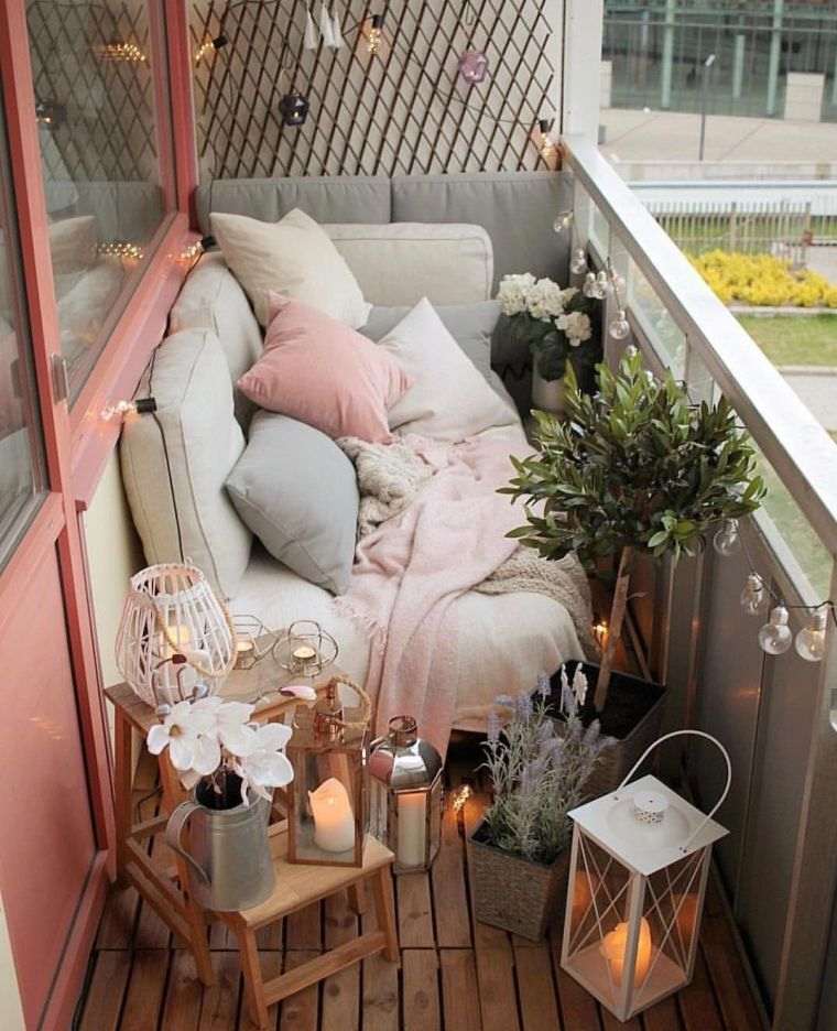 déco de balcon cozy