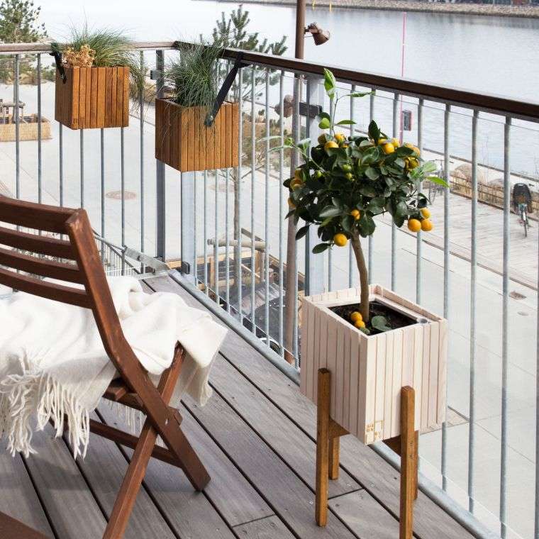 pot de plantes pour petit balcon