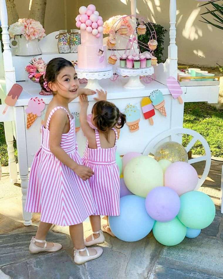 stand à gâteaux pour un anniversaire fille 