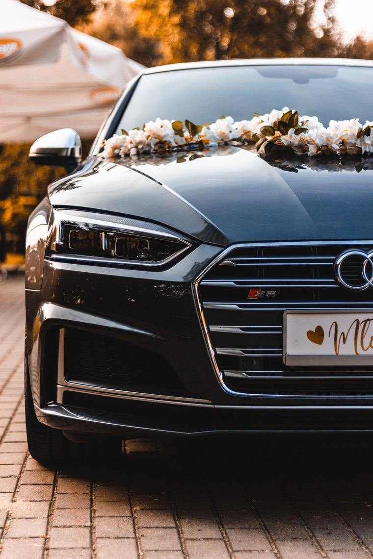 décoration voiture de mariage