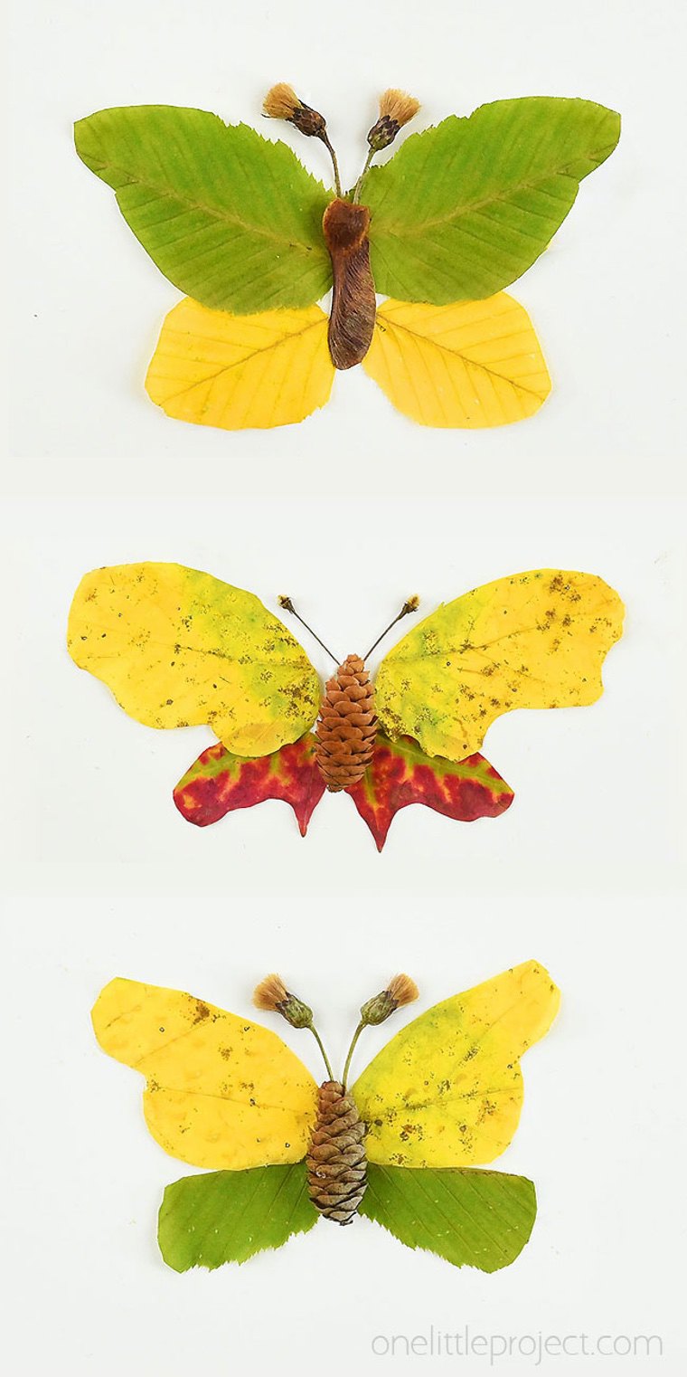 papillon projet diy enfant automne