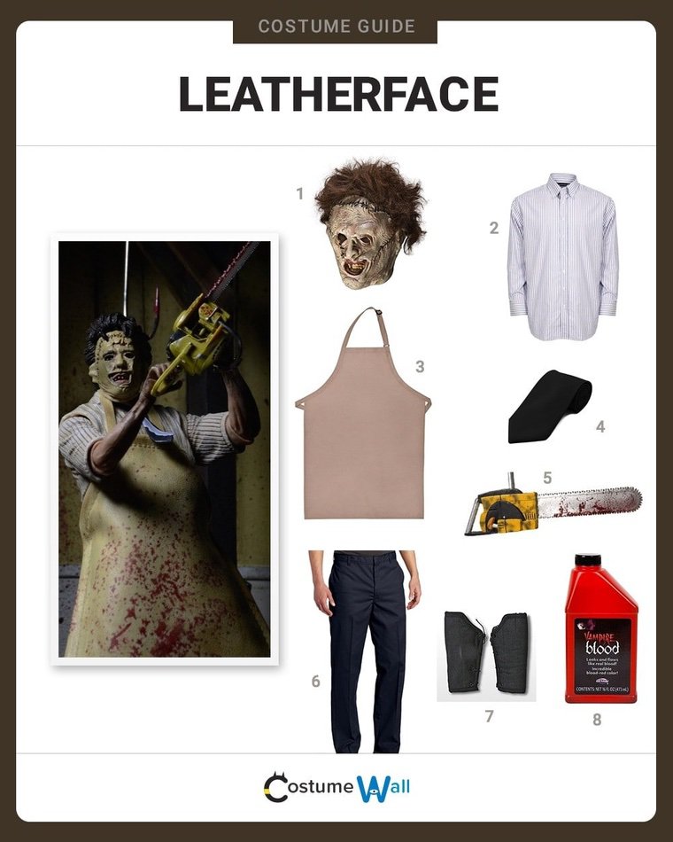 déguisement Halloween idée Leather Face