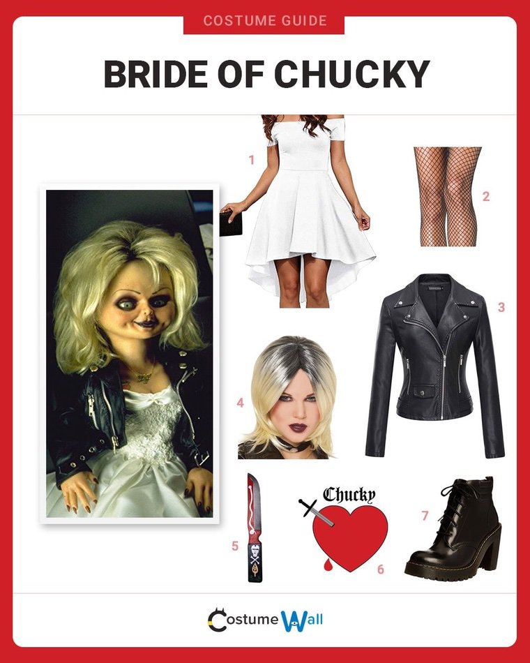 la mariée de Chucky idée déguisement pour halloween
