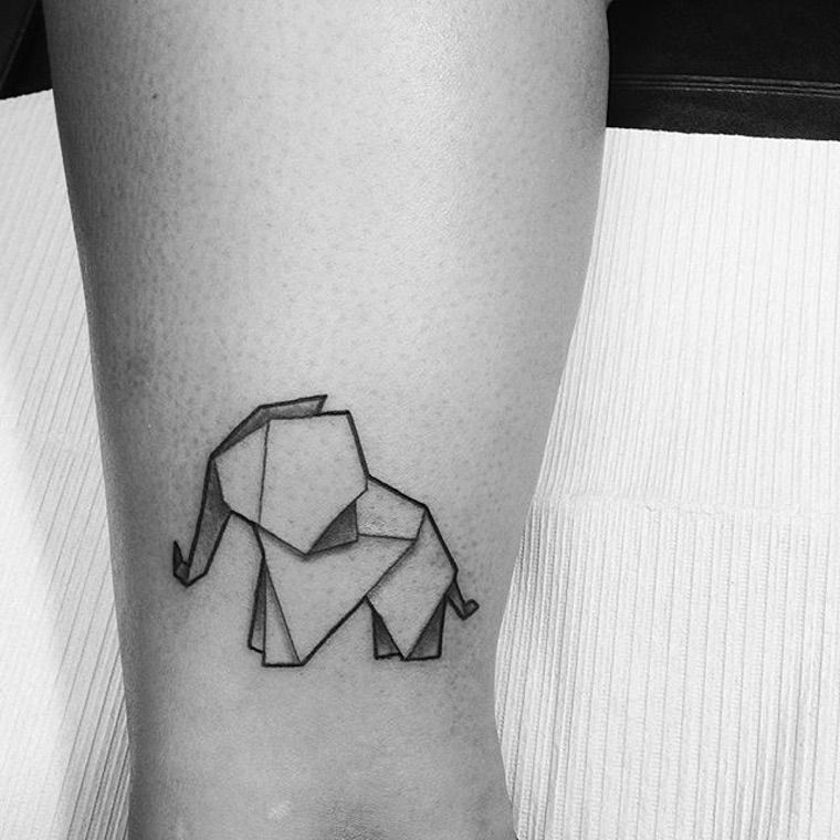 idée tatouage éléphant 3D