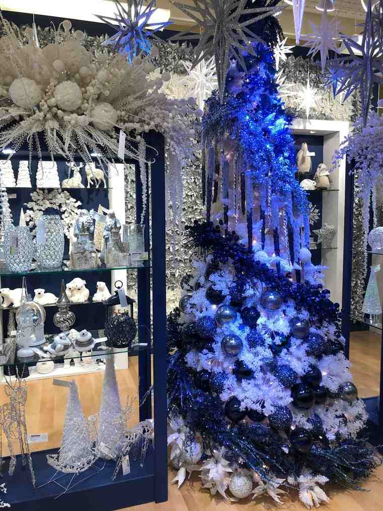 décoration boutique bijoux bleue