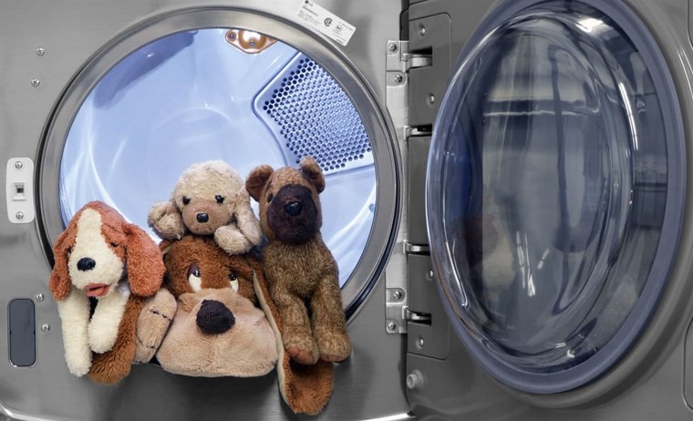 lave linge peluches animaux