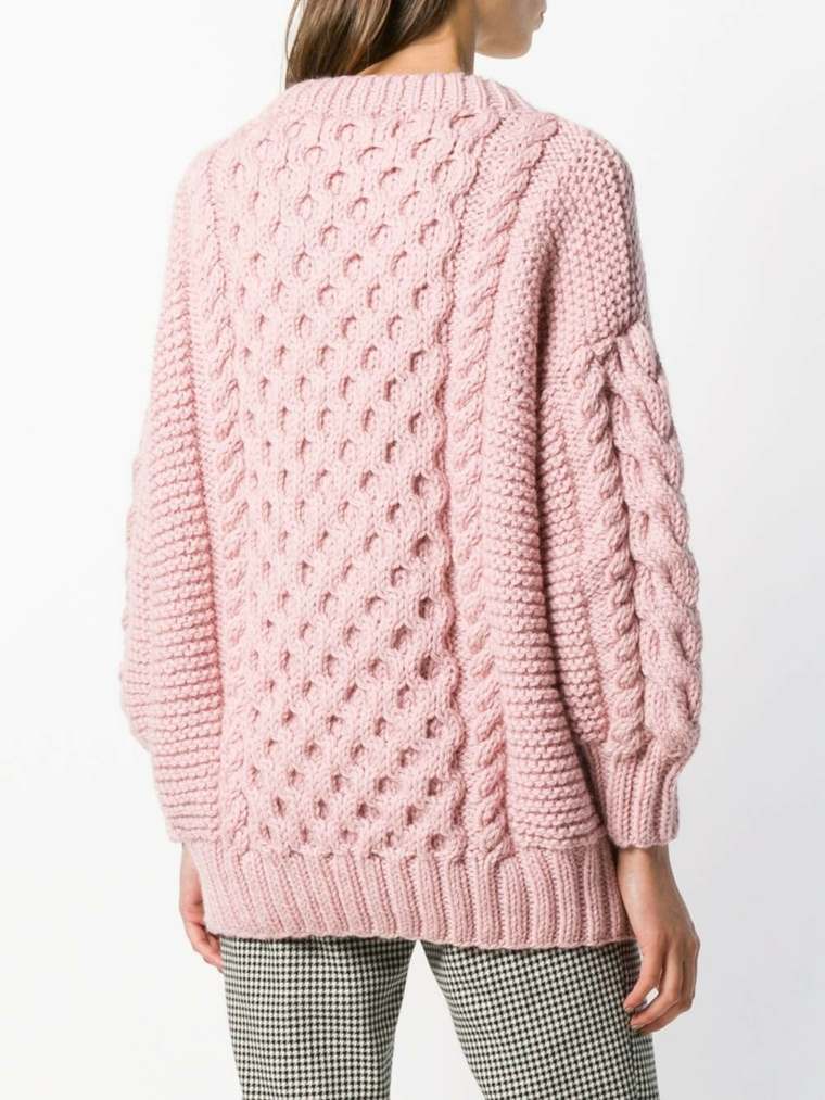 pullover rose femme