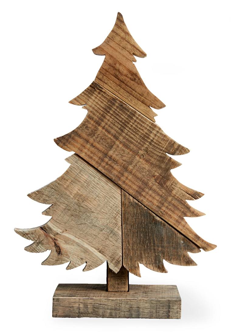 arbre de Noël en bois alternatif