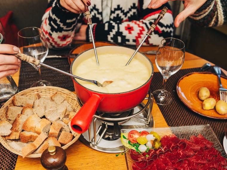 hiver recette fondue suisse
