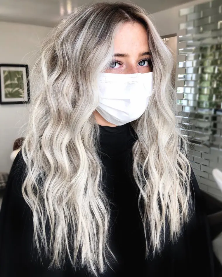 blond polaire nuance gris