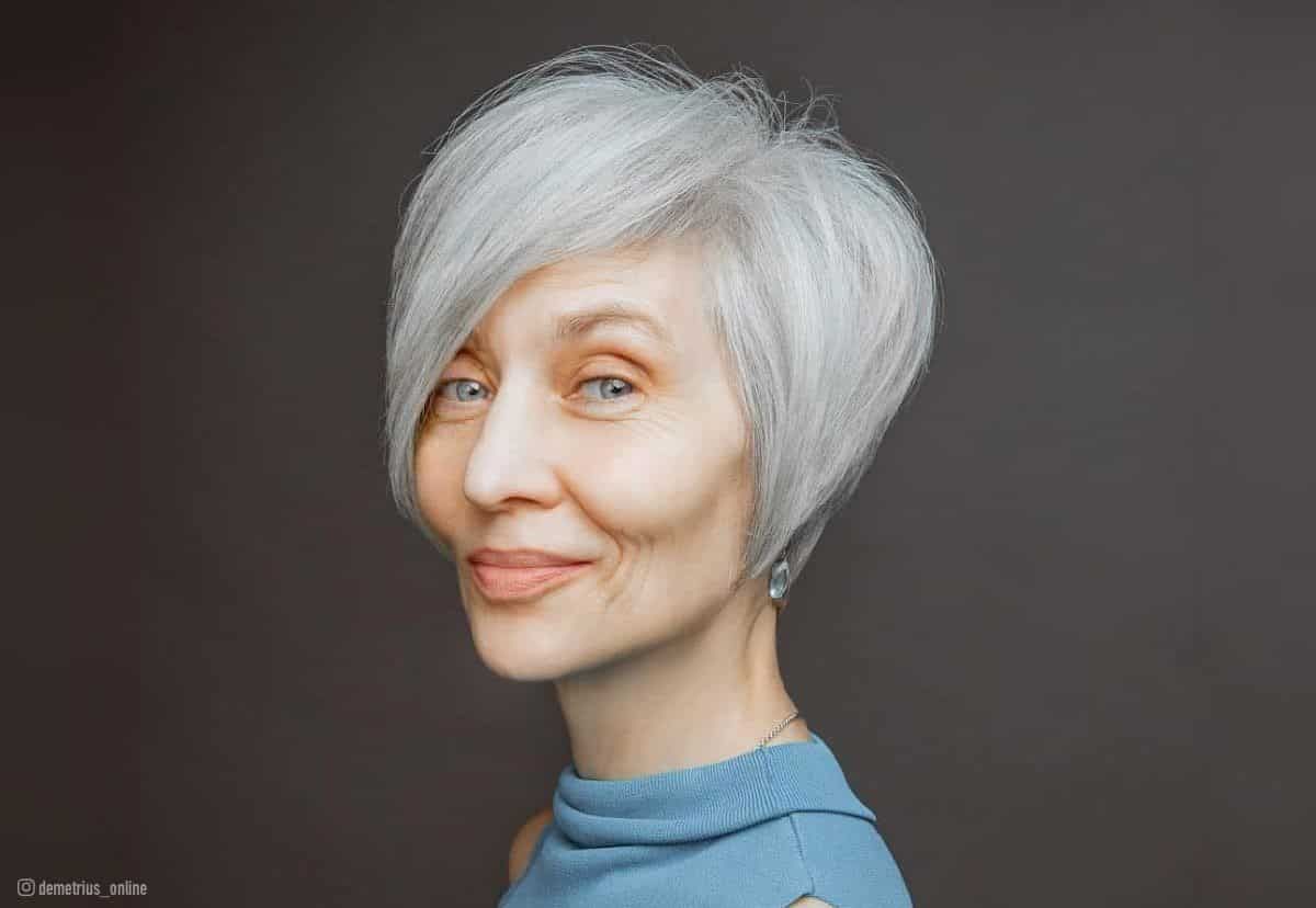 coiffure femme de 60 ans moderne 2022