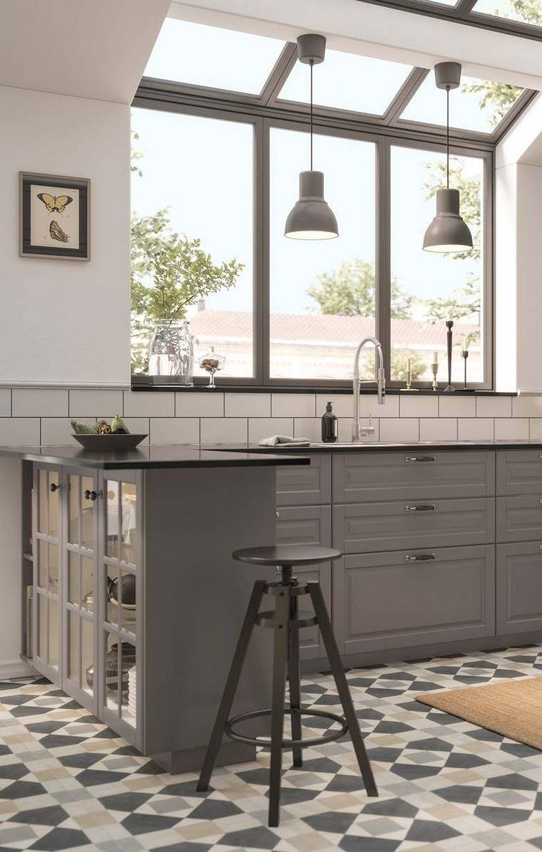 ikea grey kitchen 2022