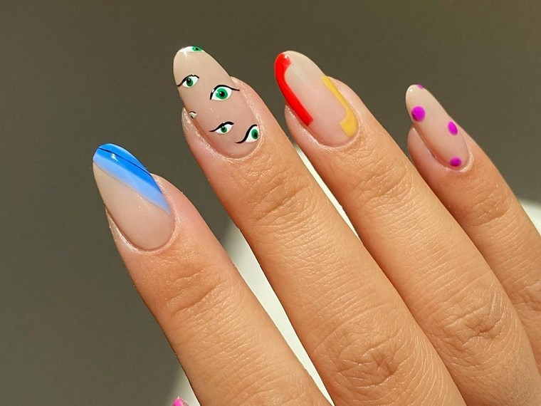 tendance ongles stickers