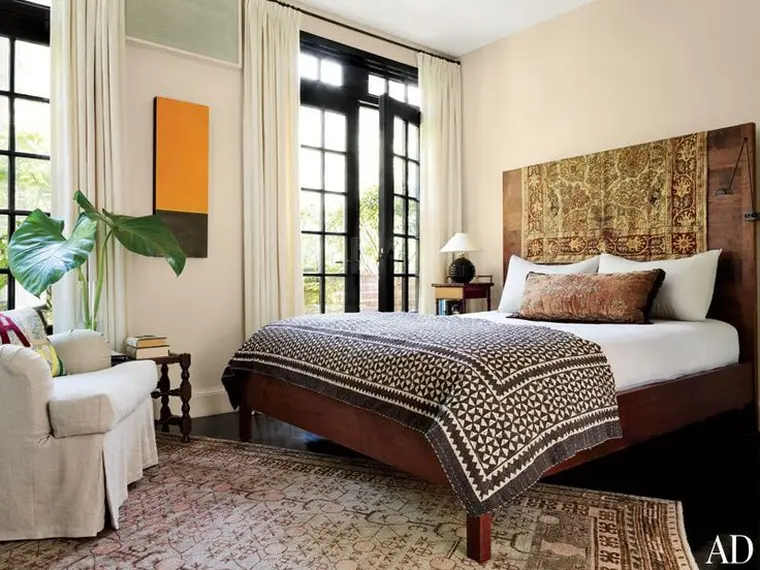 idée tête de lit pas cher design cosy deco tapis modern campagne chic
