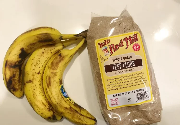 ingrédients pain bananes mûres teff