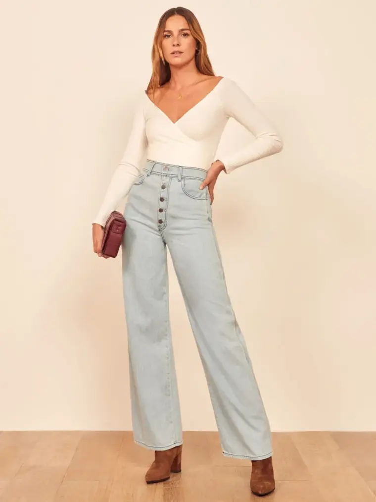 jean flare modele mannequin jean larges