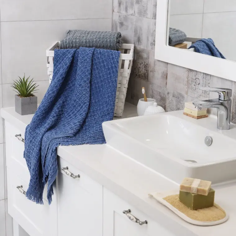 panier de rangement salle de bain pour serviettes 