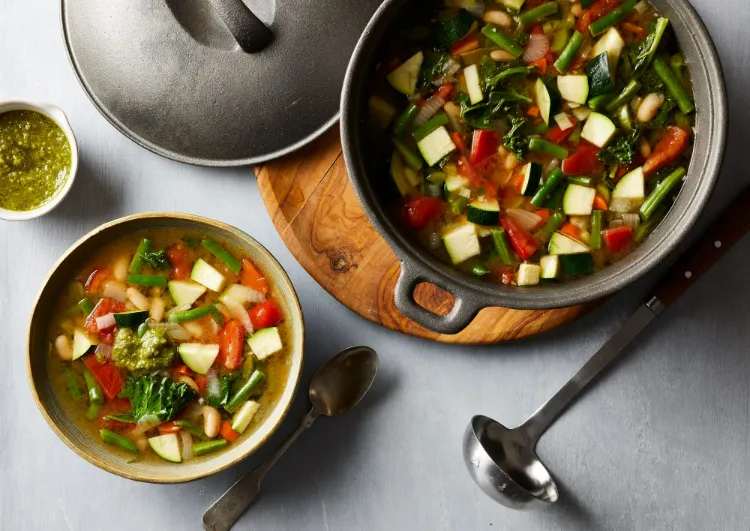 soupe légumes bons aliments