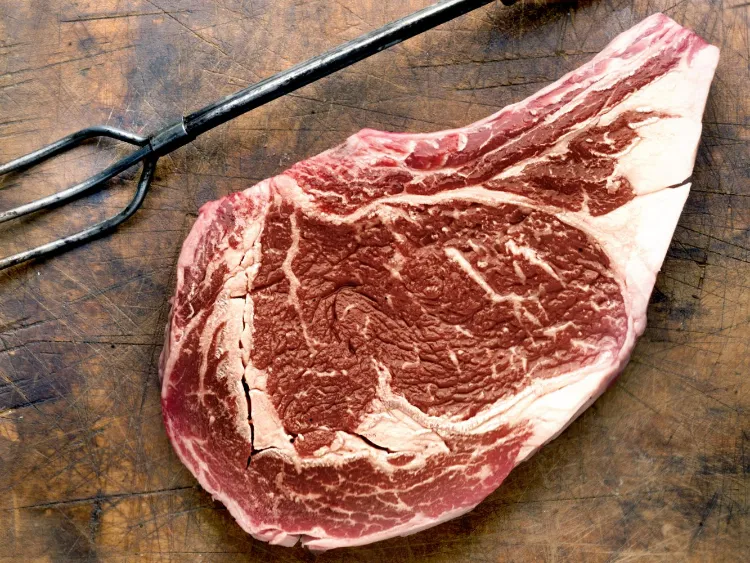 steak marbrures ressemble marbre