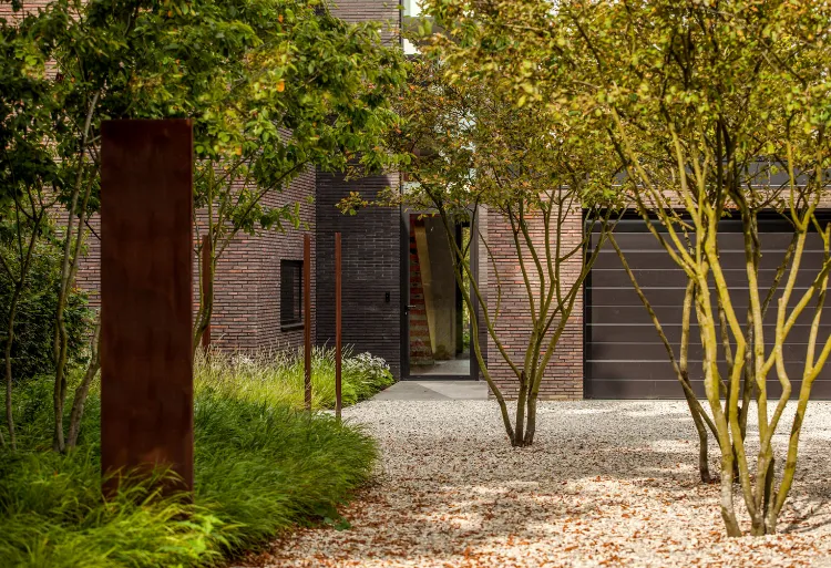 design architecture moderne jardin garage