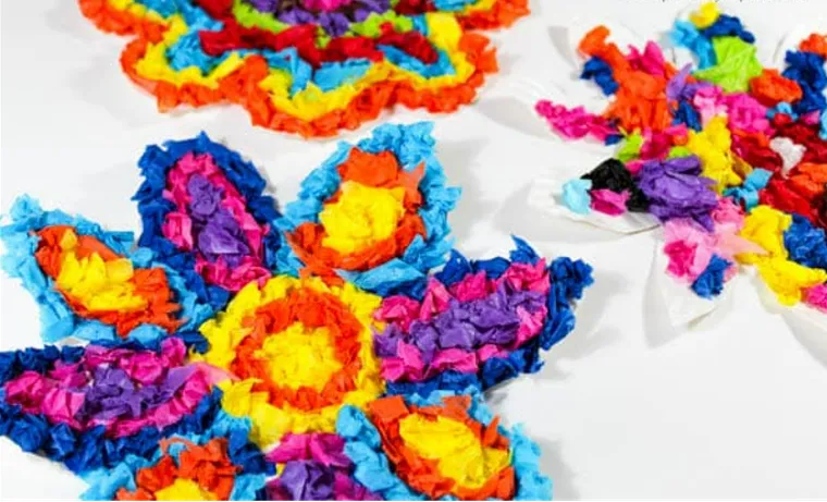 fleurs printanières colorées bricolage