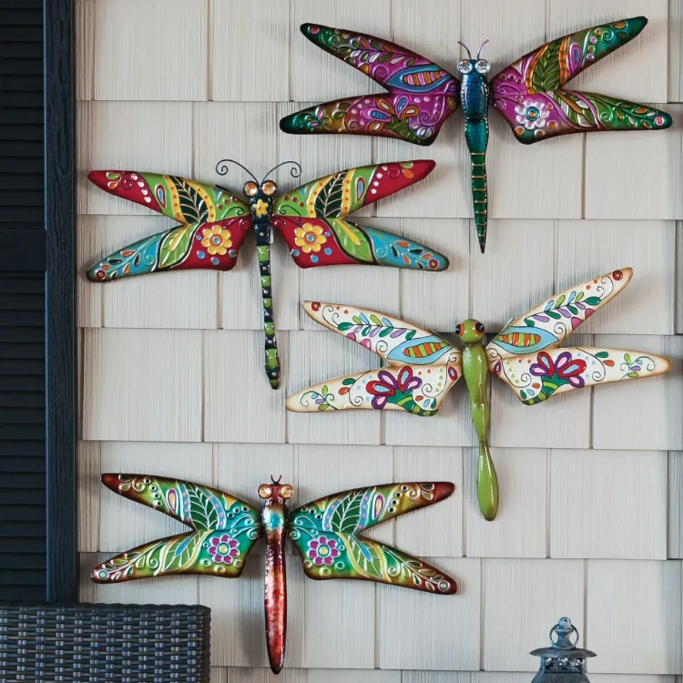 papillons déco mur extérieur