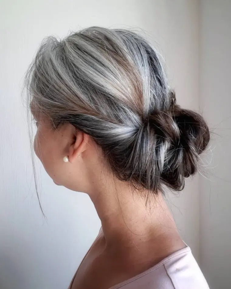 cheveux gris entretien naturel 