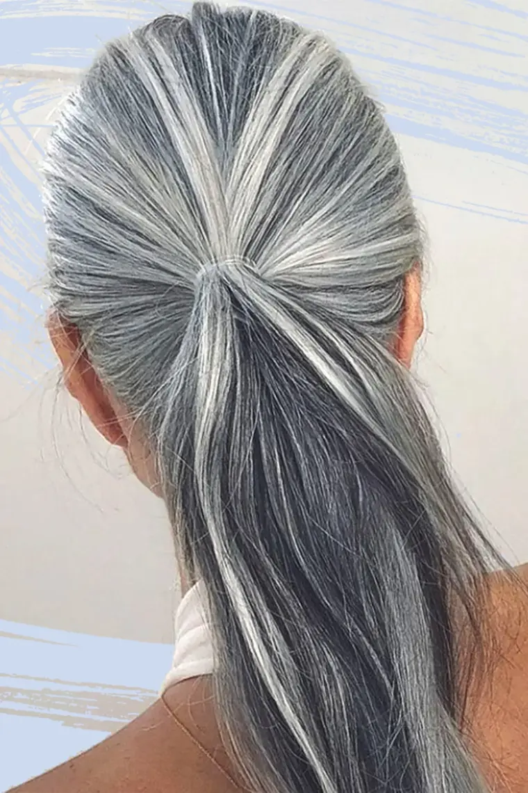 entretien des cheveux gris et blancs 