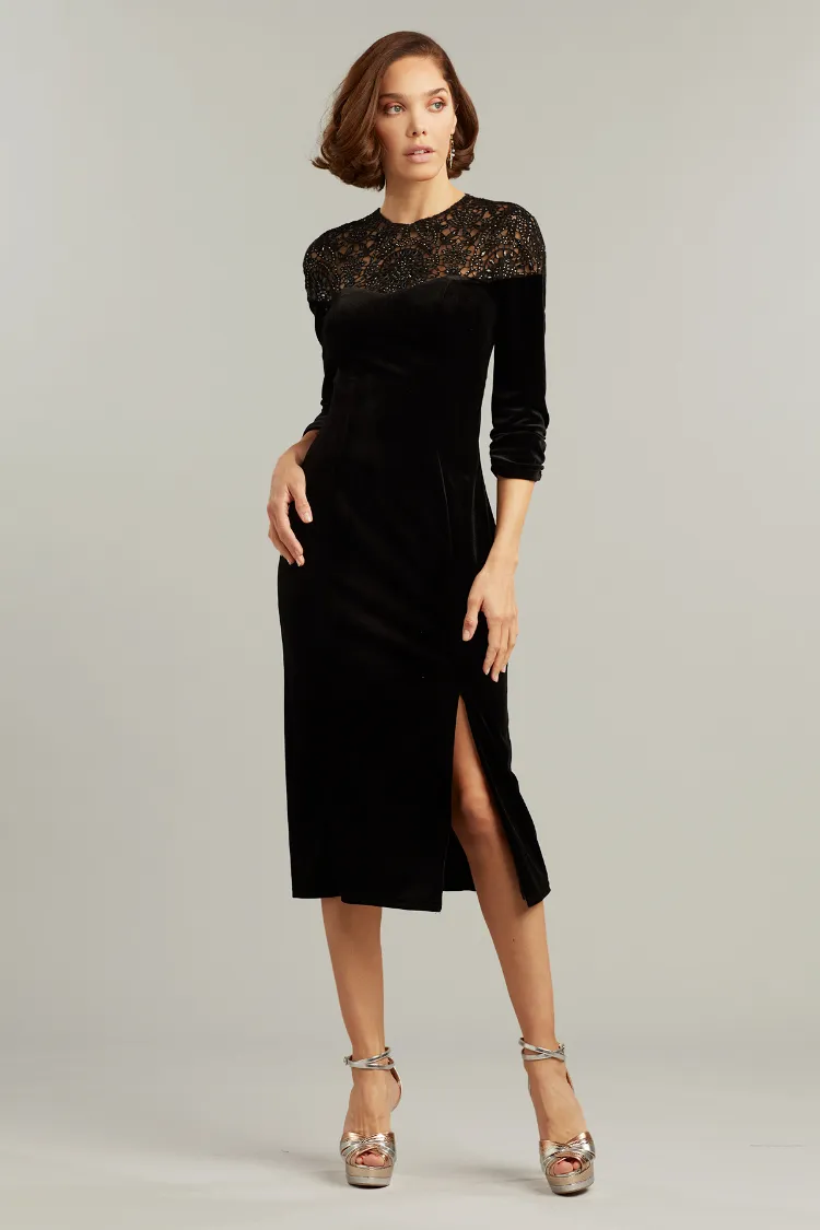 robe noir élégance mode