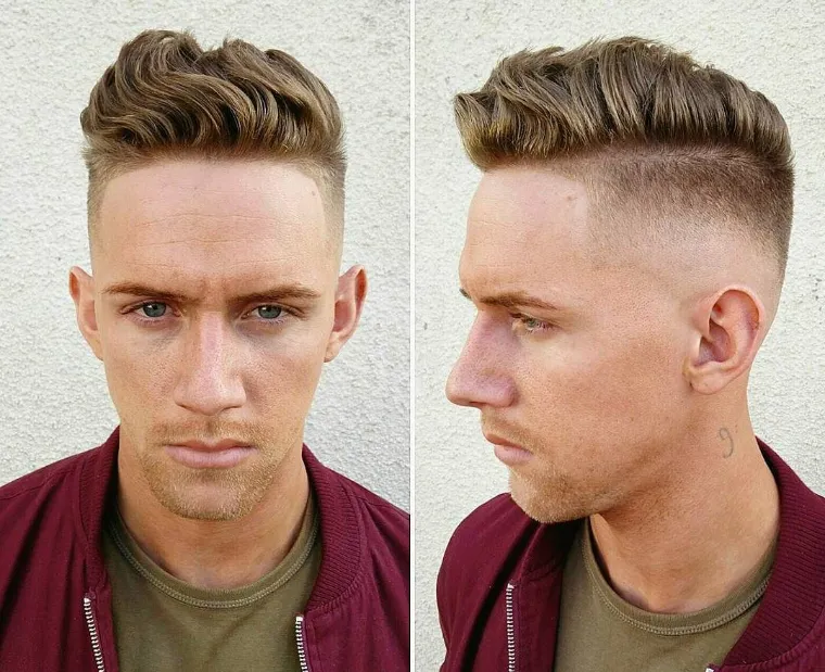 Hot weather men's hairstyle
