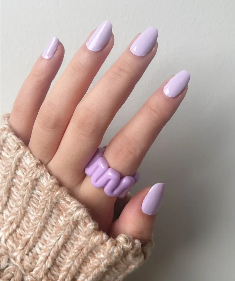 violet pastel touche féminine