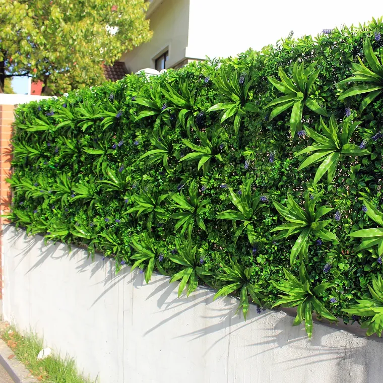 mur végétal artificiel extérieur