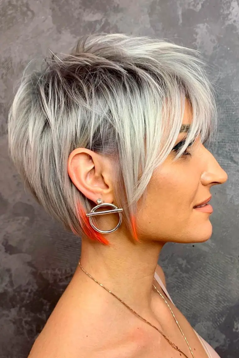 hairstyles gray or white hair 